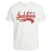 Jack&Jones Pánské triko JJELOGO Standard Fit 12233594 Cloud Dancer