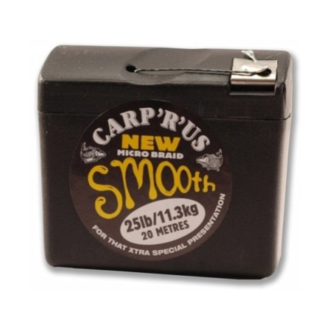 Carp ´R´ Us Návazcová šňůra Smooth Hooklink Braid 20m - 0,14mm, 15lb