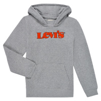 Levis GRAPHIC PULLOVER HOODIE Šedá