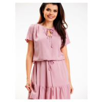 Šaty awama model 179601 Pink