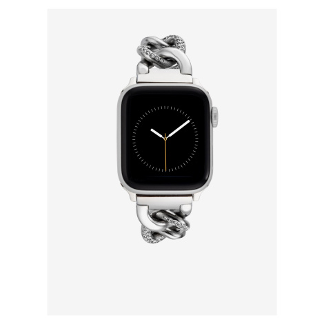 Řemínek pro Apple Watch 42/44/45/ultra 49mm ve stříbrné barvě Anne Klein