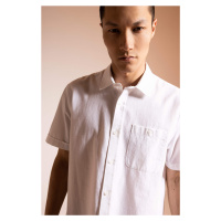 DEFACTO Regular Fit Polo Neck Short Sleeved Cotton Shirt