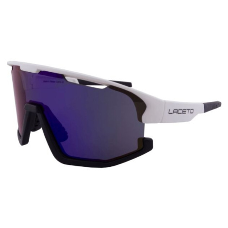 Laceto DEXTER Sportovní sluneční brýle, bílá, velikost