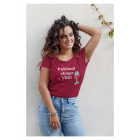 Dámské tričko Potřebuji vínko Barva: Marlboro červená