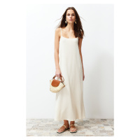 Trendyol Stone Strap Shift/Plain Maxi Knitted Midi Dress