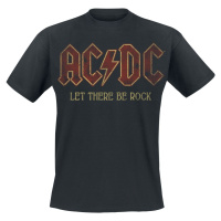 AC/DC Sounds Light Drums Guitar Tričko černá