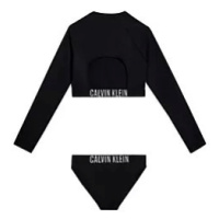 Plavky Dívčí soupravy RASHGUARD BIKINI SET KY0KY00055BEH - Calvin Klein