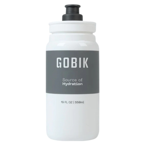 GOBIK Cyklistická láhev na vodu - FLY - bílá