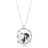 OLIVIE Stříbrný náhrdelník PANDA 5720