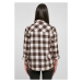 Ladies Turnup Checked Flanell Shirt - pink/brown