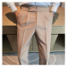 Formální pánské kalhoty s bočními knoflíky a pásky