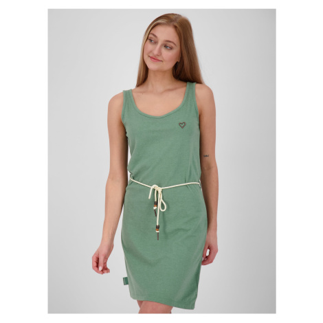 Zelené dámské krátké šaty se zavazováním Alife and Kickin Jennifer