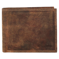 Pánská kožená peněženka Bellugio Silas, světle hnědá