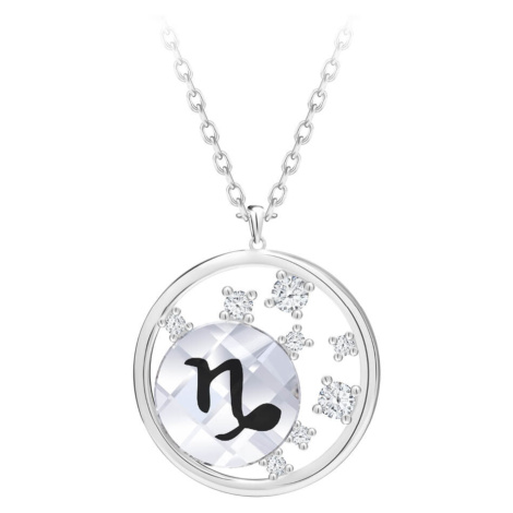 Preciosa Stříbrný náhrdelník s českým křišťálem Kozoroh Sparkling Zodiac 6150 81 (řetízek, přívě