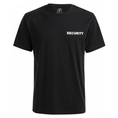Brandit Tričko SECURITY s nápisem černá | bílá