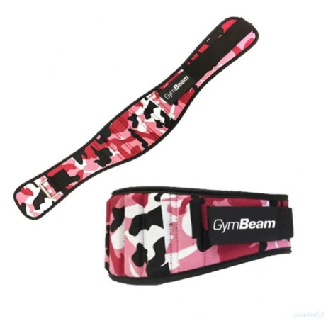 GymBeam Dámský fitness opasek Pink Camo vel. XS 1 ks