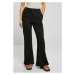 Ladies Flared Pin Tuck Terry Pants