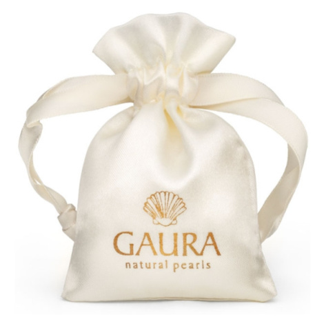 Gaura Pearls Stříbrné náušnice s bílou perlou Diane, stříbro 925/1000 SK22516GEL/W Zlatá Bílá