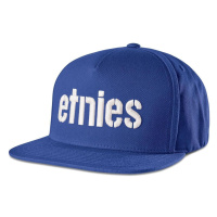 Etnies kšiltovka Corp Snapback Royal/White | Bílá