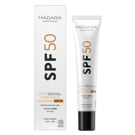 MÁDARA Opalovací krém s obsahem rostlinných kmenových buněk SPF50 40 ml