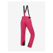 Tmavě růžové dámské lyžařské kalhoty s membránou PTX ALPINE PRO Osaga