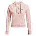 UNDER ARMOUR-Rival Fleece Mesh Hoodie-PNK Růžová