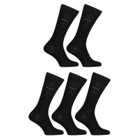 5PACK ponožky Hugo Boss vysoké černé