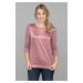 QVC VIA MILANO halenkové tričko Barva: Růžová, Mezinárodní