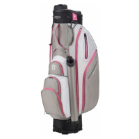 Bennington QO 9 Water Resistant Grey/White/Pink Cart Bag
