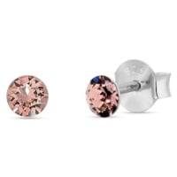 Náušnice růžové se Swarovski Elements Dotty Studs K1088PP31VR Vintage Rose