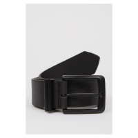 DEFACTO Men's Faux Leather Jean Belt