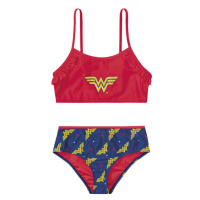 Dívčí plavky (bikiny / Wonder Woman / červená)