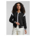 Dámská inset College Sweat Jacket blk/wht