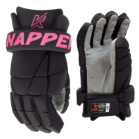Dámské hokejbalové rukavice Knapper AK3 SR, Senior, černá-růžová, 13