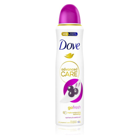 Dove Advanced Care Antiperspirant antiperspirant ve spreji 72h Acai Berry & Waterlily 150 ml
