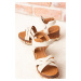 Fox Shoes Beige Women's Sandals