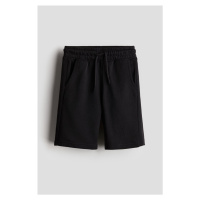 H & M - Teplákové šortky - černá