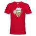 Pánské tričko s potiskem vánočního lenochoda - roztomilé vánoční tričko
