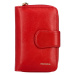 Stylová dámská kožená peněženka Cuki, červená
