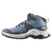 Salomon X RAISE MID GTX J Dětské outdoorové boty, modrá, velikost