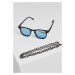 Sunglasses Arthur with Chain - black/blue