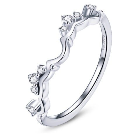 OLIVIE Stříbrný prsten DIADÉM 5836