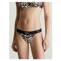 Dámské plavky Spodní díl CHEEKY BIKINI-PRINT KW0KW024910GM - Calvin Klein