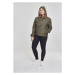 Urban Classics Ladies Basic Pull Over Jacket dark olive