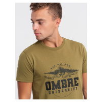 Pánské bavlněné tričko s vojenským potiskem - V1 - ESPIR