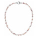 Perlový náhrdelník z pravých říčních perel mix barev 22004.3