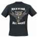 Tierisch Rock 'n' Owl All Night Tričko černá