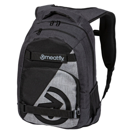 Meatfly batoh Exile Charcoal Heather / Grey Heather 24 L | Šedá