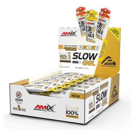 Amix Performance Slow Gel energetický gel příchuť Citrus Fruits 40x45 g