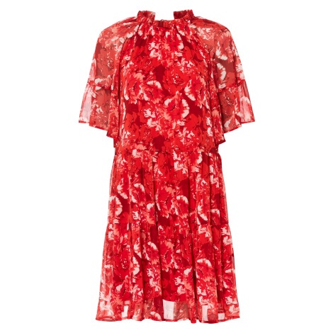 Bonprix BODYFLIRT šaty s volány Barva: Červená, Mezinárodní